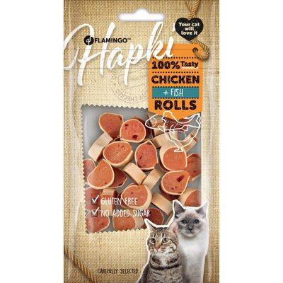 Flamingo Cat Snack - przysmaki z kurczakiem i rybą 50 g Flamingo Cat Snack - przysmaki z kurczakiem i rybą 50 g
