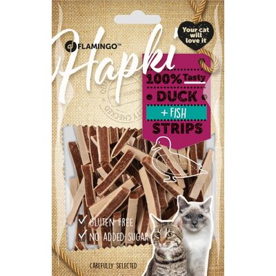 Flamingo Snacks Hapki Strips przysmaki dla kotów 85 g Flamingo Snacks Hapki Strips przysmaki dla kotów 85 g