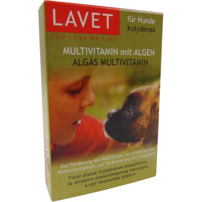 Lavet multiwitamina z wodorostem dla psów 50 szt. Lavet multiwitamina z wodorostem dla psów 50 szt.