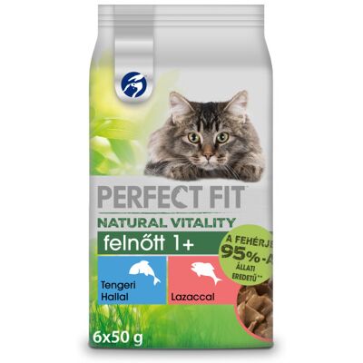 Perfect Fit Natural Vitality karma mokra - łosoś, ryby oceaniczne 6 x 50 g Perfect Fit Natural Vitality karma mokra - łosoś, ryby oceaniczne 6 x 50 g