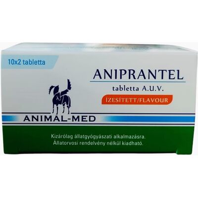 Aniprantel aromatyzowane tabletki odrobaczające dla psów 10 x 2 tabletki Aniprantel aromatyzowane tabletki odrobaczające dla psów 10 x 2 tabletki