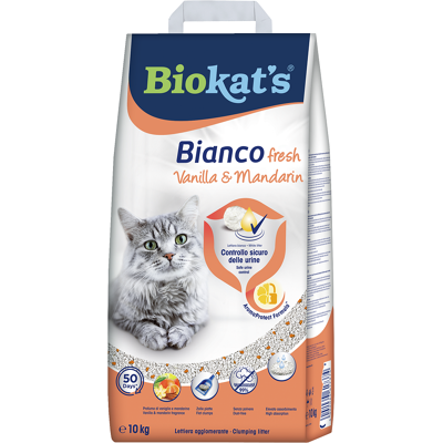 Biokat's Biały Świeży Vanilia & Mandarynka - 10kg Biokat's Biały Świeży Vanilia & Mandarynka - 10kg