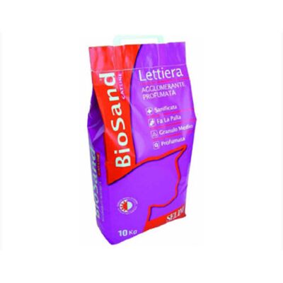 BioSand Żwirek perfumowany, zbrylający się dla kotów 5 kg BioSand Żwirek perfumowany, zbrylający się dla kotów 5 kg