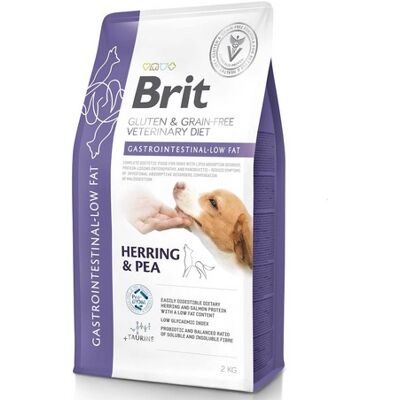 Brit Veterinary Diet Gastrointestinal - Low fat 2 kg Brit Veterinary Diet Gastrointestinal - Low fat 2 kg