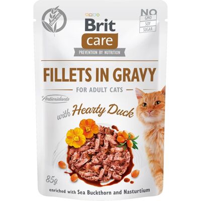 Brit Care Cat Fillets in Gravy - Duck 6 x 85 g Brit Care Cat Fillets in Gravy - Duck 6 x 85 g