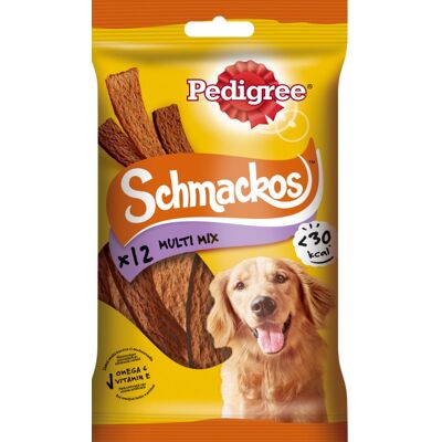 Pedigree Schmackos Multi Mix 12 szt - 85g Pedigree Schmackos Multi Mix 12 szt - 85g