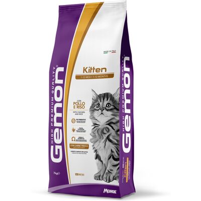 Gemon Kitten Kurczak i Ryż - Sucha Karma 2/7kg Gemon Kitten Kurczak i Ryż - Sucha Karma 2/7kg