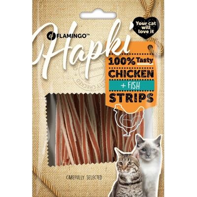 Flamingo Hapki Sushi Strips - paski kurczaka i ryby 50 g Flamingo Hapki Sushi Strips - paski kurczaka i ryby 50 g