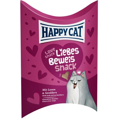 Happy Cat Love Snack walentynkowe przysmaki dla kotów – jagnięcina 70 g Happy Cat Love Snack walentynkowe przysmaki dla kotów – jagnięcina 70 g