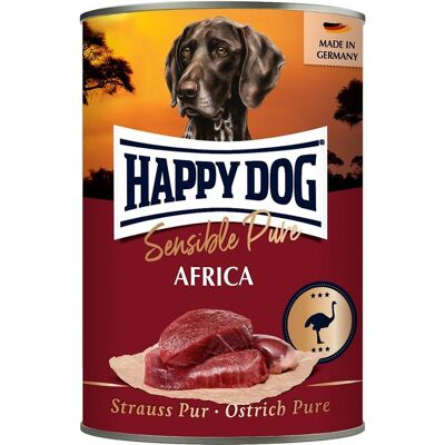 Happy Dog Sensible Pure Africa - Konserwa z mięsem strusim 400 g Happy Dog Sensible Pure Africa - Konserwa z mięsem strusim 400 g