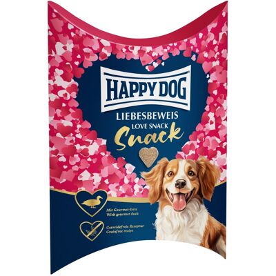 Happy Dog Love Snack walentynkowe przysmaki dla psów – kaczka 100 g Happy Dog Love Snack walentynkowe przysmaki dla psów – kaczka 100 g