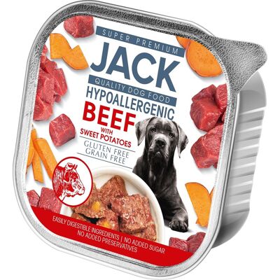 Jack hipoalergiczny pasztet - wołowina ze słodkimi ziemniakami 150 g Jack hipoalergiczny pasztet - wołowina ze słodkimi ziemniakami 150 g