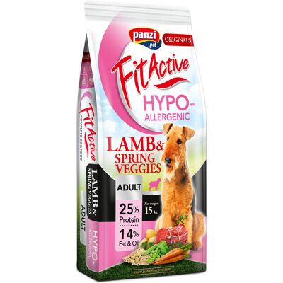 FitActive Jagnięcina i Wiosenne Warzywa Karma dla Psów - 15kg FitActive Jagnięcina i Wiosenne Warzywa Karma dla Psów - 15kg