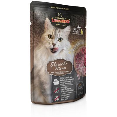 Karma dla kotów Leonardo Finest Selection - Bezglutenowe, Świeża ryba, 16 x 85 g Karma dla kotów Leonardo Finest Selection - Bezglutenowe, Świeża ryba, 16 x 85 g