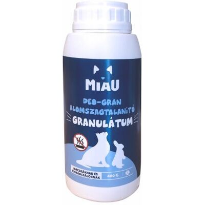 Miau Deo-Gran neutralizujący zapachy kuwety 400 ml Miau Deo-Gran neutralizujący zapachy kuwety 400 ml
