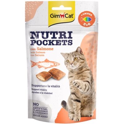 Gimborn GimCat Nutri Pockets Łosoś 60 g Gimborn GimCat Nutri Pockets Łosoś 60 g