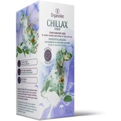 OrganoVet Chillax Syrup - suplement diety wspomagający układ nerwowy dla psów i kotów 250 ml OrganoVet Chillax Syrup - suplement diety wspomagający układ nerwowy dla psów i kotów 250 ml