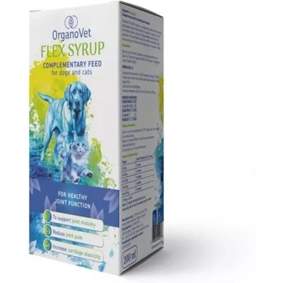 OrganoVet Flex Syrup - suplement diety do ochrony stawów dla psów i kotów 200 ml OrganoVet Flex Syrup - suplement diety do ochrony stawów dla psów i kotów 200 ml