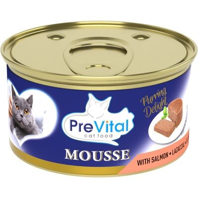PreVital Mousse Adult puszka dla kotów - z łososiem 85 g PreVital Mousse Adult puszka dla kotów - z łososiem 85 g