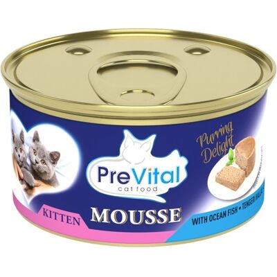PreVital Mousse Kitten puszka dla kotów - Z rybami oceanicznymi 85 g PreVital Mousse Kitten puszka dla kotów - Z rybami oceanicznymi 85 g