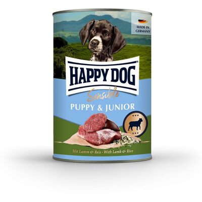 Happy Dog Supreme Sensible Puppy & Junior puszka - jagnięcina, ryż 400 g Happy Dog Supreme Sensible Puppy & Junior puszka - jagnięcina, ryż 400 g