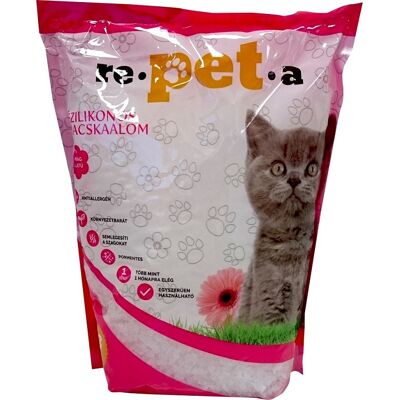 Re-pet-a Repeta silikonowe żwirek dla kota - Bez zapachu, ekologiczne 3.8L Re-pet-a Repeta silikonowe żwirek dla kota - Bez zapachu, ekologiczne 3.8L
