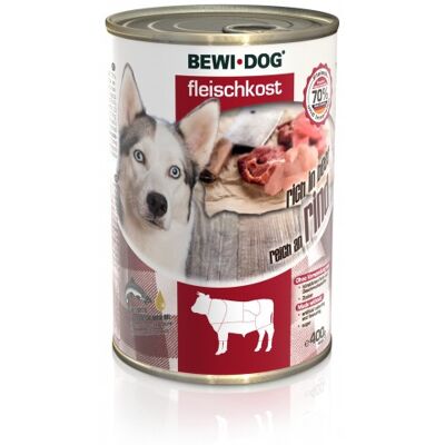 Bewi-Dog konserwa bogata w mieso wołowiny 400 g Bewi-Dog konserwa bogata w mieso wołowiny 400 g