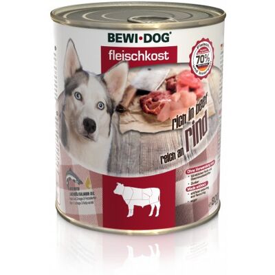 Bewi-Dog konserwa bogata w mieso wołowiny 800 g Bewi-Dog konserwa bogata w mieso wołowiny 800 g