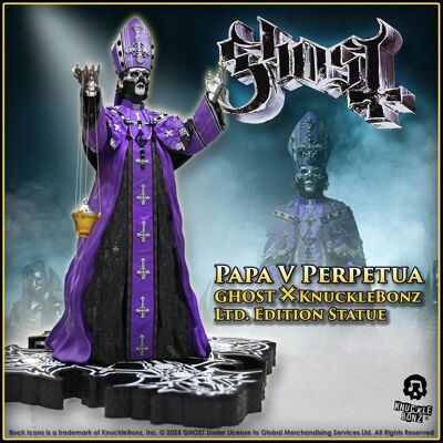 figurka Ghost - Rock Iconz - Papa V Perpetua Purple Robes - KNUCKLEBONZ figurka Ghost - Rock Iconz - Papa V Perpetua Purple Robes - KNUCKLEBONZ