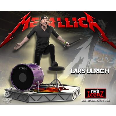 Metallica Lars Ulrich Limitowana Statua - 22cm - Knucklebonz Metallica Lars Ulrich Limitowana Statua - 22cm - Knucklebonz