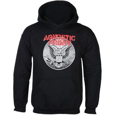 bluza z kapturem męskie Agnostic Front - AGAINST ALL EAGLE - PLASTIC HEAD - PH11516HSW S bluza z kapturem męskie Agnostic Front - AGAINST ALL EAGLE - PLASTIC HEAD - PH11516HSW S