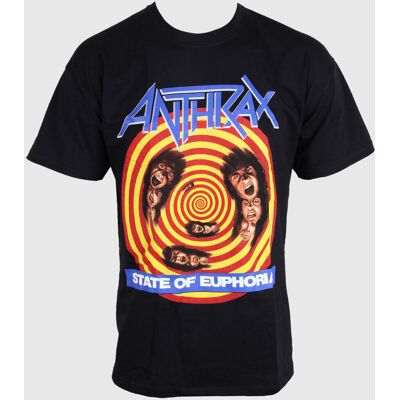 Koszulka metal męskie Anthrax - - ROCK OFF - ANTHTEE05MB M Koszulka metal męskie Anthrax - - ROCK OFF - ANTHTEE05MB M
