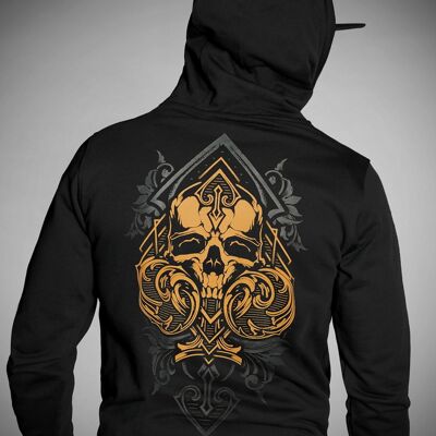 bluza z kapturem męskie - ACE OF SKULL - HYRAW - W24-M20 3XL bluza z kapturem męskie - ACE OF SKULL - HYRAW - W24-M20 3XL
