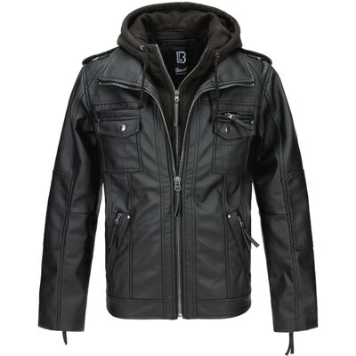 kurtka wiosna / jesień męskie - Black Rock Black - BRANDIT - 3119-black XXL kurtka wiosna / jesień męskie - Black Rock Black - BRANDIT - 3119-black XXL