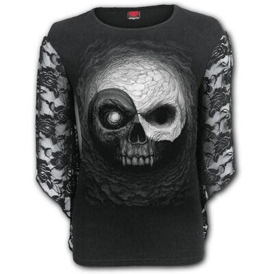 koszulka damskie - YIN YANG SKULLS - SPIRAL - M029F474 XL koszulka damskie - YIN YANG SKULLS - SPIRAL - M029F474 XL