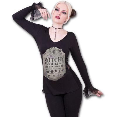 koszulka damskie - Witchy Familiar - SPIRAL - D065F450 XL koszulka damskie - Witchy Familiar - SPIRAL - D065F450 XL