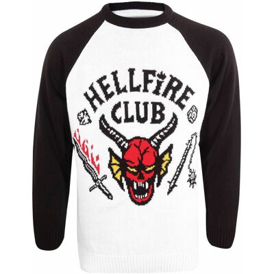 sweter unisex Stranger things - Christmas Jumper Hellfire Club - NNM - LBE-STTG-010 M sweter unisex Stranger things - Christmas Jumper Hellfire Club - NNM - LBE-STTG-010 M