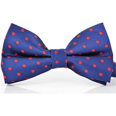 TEER ELEGANCKA GRANATOWA MUSZKA Męska CZERWONA KROPKI TEER ELEGANCKA GRANATOWA MUSZKA Męska CZERWONA KROPKI