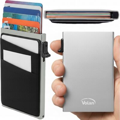 Etui na karty Kredytowe Płatnicze ALUMINIOWE CARD HOLDER Portfel RFID VOLAN Etui na karty Kredytowe Płatnicze ALUMINIOWE CARD HOLDER Portfel RFID VOLAN