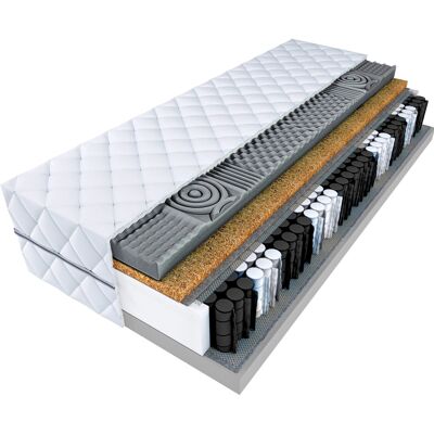 TEMU Materac pocket PROFIL 80x200 / 90x200 / 100x200 MASUJĄCY KOKOS H3/H4 - ULGA NA KRĘGOSŁUP! TEMU Materac pocket PROFIL 80x200 / 90x200 / 100x200 MASUJĄCY KOKOS H3/H4 - ULGA NA KRĘGOSŁUP!