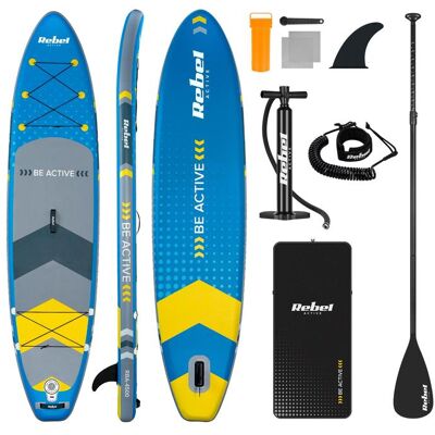 TEMU Deska SUP REBEL ACTIVE RBA4500 - Niebieska TEMU Deska SUP REBEL ACTIVE RBA4500 - Niebieska