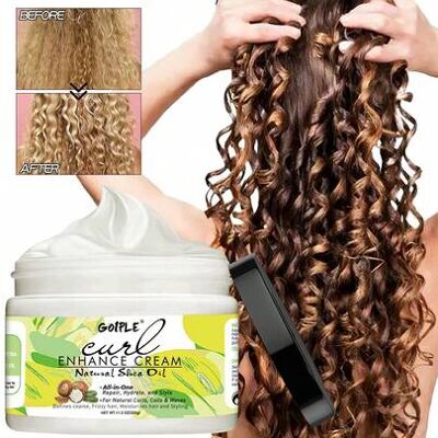 SHEIN 100 g/320 g Naturalny krem wzmacniający z masłem shea, krem do stylizacji włosów kręconych, nawilżający, zapobiegający puszeniu się włosów, zapewniają SHEIN 100 g/320 g Naturalny krem wzmacniający z masłem shea, krem do stylizacji włosów kręconych, nawilżający, zapobiegający puszeniu się włosów, zapewniają