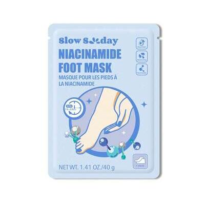 SHEIN Maska do stóp SlowSunday z niacynamidem i hialuronianem sodu, odpowiednia na podróże służbowe i do pielęgnacji stóp, odpowiednia na lato, Y2K, idealna SHEIN Maska do stóp SlowSunday z niacynamidem i hialuronianem sodu, odpowiednia na podróże służbowe i do pielęgnacji stóp, odpowiednia na lato, Y2K, idealna