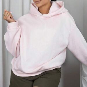 SHEIN Bluza z kapturem z polaru oversize na ukończenie szkoły, bluza nauczycielska dla kobiet, powrót do szkoły, jesień, zima