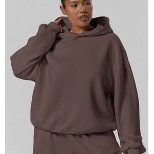 SHEIN Bluza z kapturem z polaru w dużym rozmiarze, z powrotem do szkoły, urocza, na co dzień, swobodna, kawiarniana, wiosenna, świąteczna