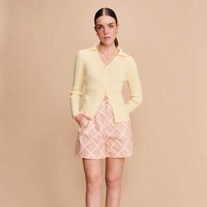 SHEIN Morelowe, kwiatowe szorty w kratkę gingham, urocze, vintage, wiosna-lato, styl francuski, paryski, biuro, wakacje