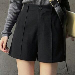SHEIN Damskie szorty casualowe w jednolitym kolorze, dopasowane, wiosna/lato