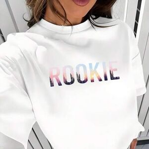 SHEIN Nowy ultra luźny długi top na wiosnę/lato 2026, damski letni top 100% bawełna, damski strój na koncert, letni klimat, letnia atmosfera, letnia willa w