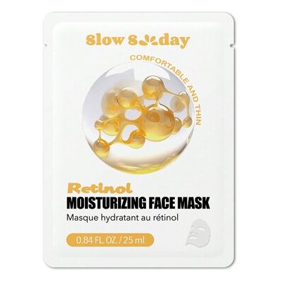 SHEIN Nawilżająca maska do twarzy z retinolem SlowSunday, przeciwstarzeniowa, nawilża i odżywia, głęboko nawilża i koi skórę, K Beauty, idealna na imprezę, SHEIN Nawilżająca maska do twarzy z retinolem SlowSunday, przeciwstarzeniowa, nawilża i odżywia, głęboko nawilża i koi skórę, K Beauty, idealna na imprezę,