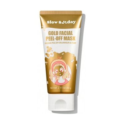 SHEIN SlowSunday Gold Facial Peel-Off Mask, maska owijająca twarz, środek do usuwania zaskórników, kontrola wydzielania sebum, głębokie oczyszczanie, oczysz SHEIN SlowSunday Gold Facial Peel-Off Mask, maska owijająca twarz, środek do usuwania zaskórników, kontrola wydzielania sebum, głębokie oczyszczanie, oczysz